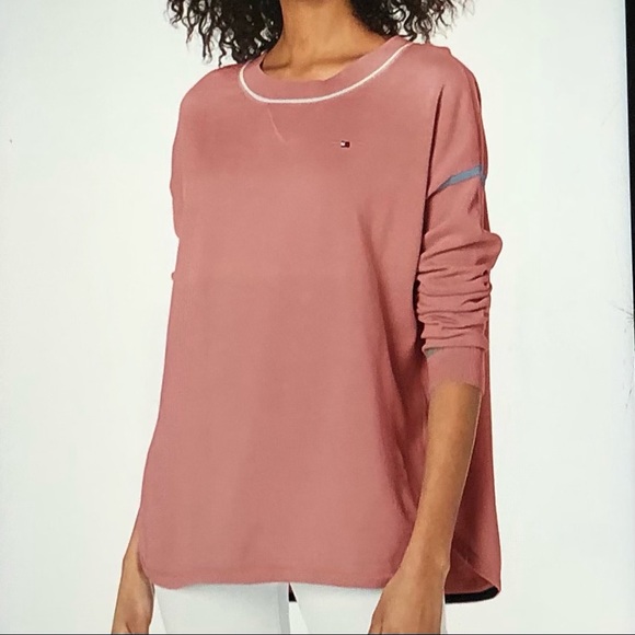 Tommy Hilfiger Sweaters - Tommy Hilfiger Women’s Pink Casual Sweater Sz XXL